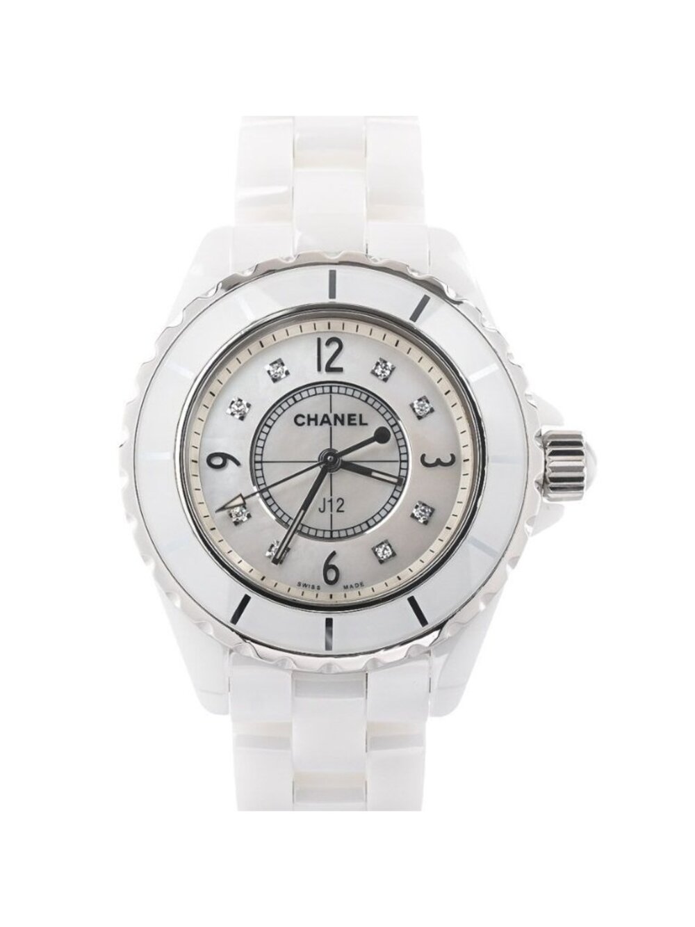 Chanel J12 Watch 33 White